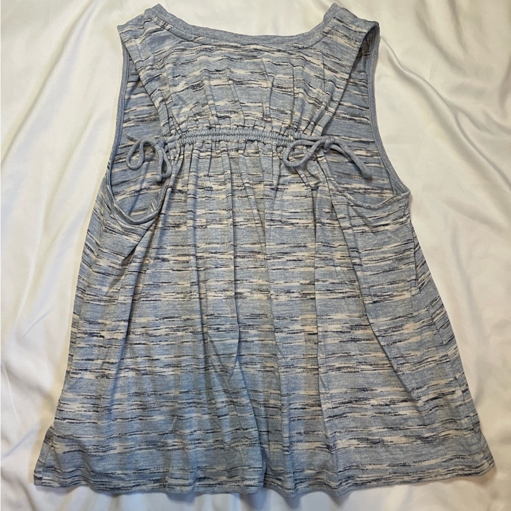 Gap size medium blue and white stripped tank top - Picture 4 of 5